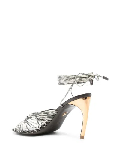 Ferragamo 95mm Leather Sandals In .