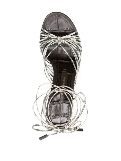 Ferragamo 95mm Leather Sandals In .