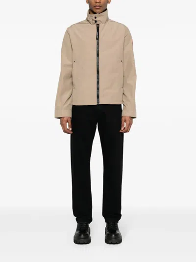Shop Canada Goose Giacca Rosedale In Beige