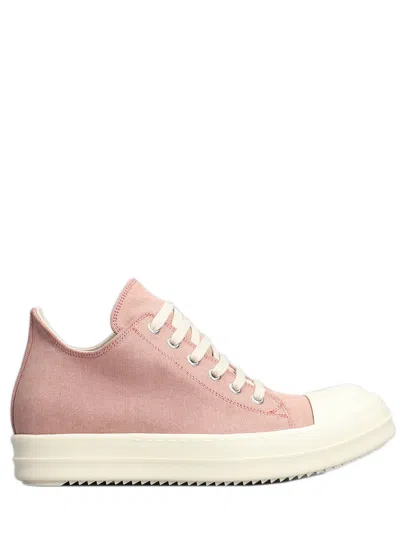 Shop Rick Owens Drkshdw Lido Low Sneakers In Pink