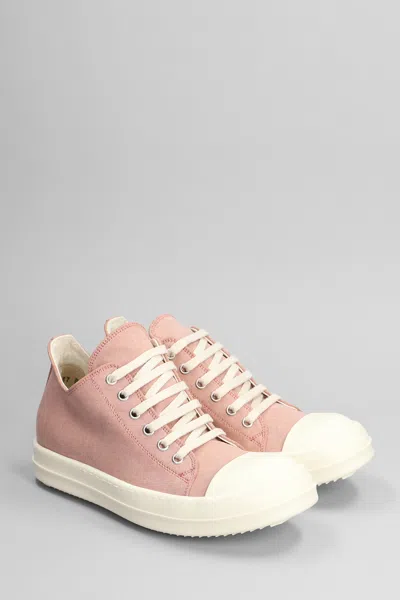 Shop Rick Owens Drkshdw Lido Low Sneakers In Pink