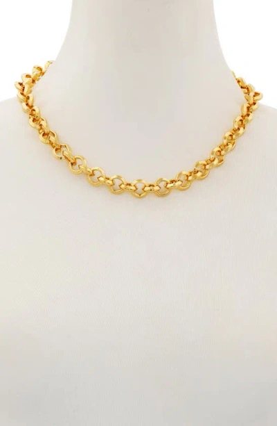 Shop Vince Camuto Chain Necklace In Imitation Gold
