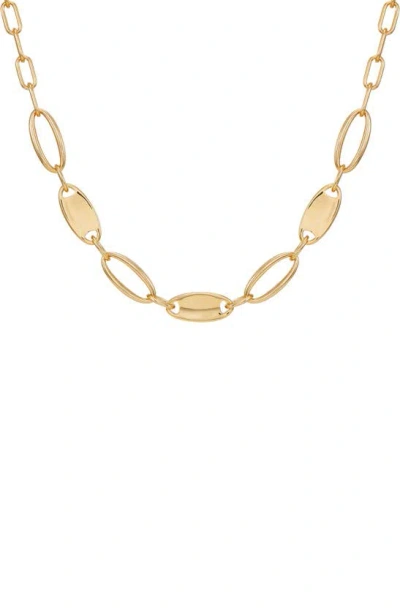 Shop Vince Camuto Mix Chain Necklace In Imitation Gold