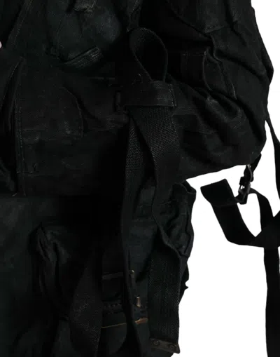 Dolce & Gabbana Stunning Patchwork Denim Men's Jacket In Black