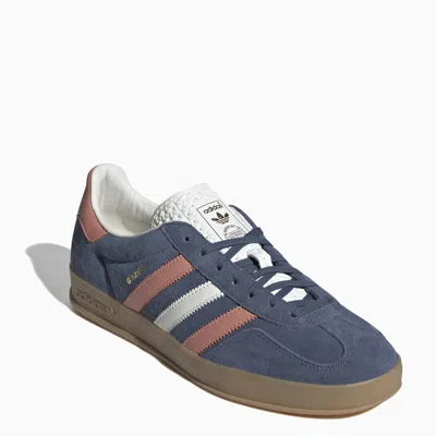 Shop Adidas Originals Gazelle Indoor Blue Blink/wonder Clay Sneakers