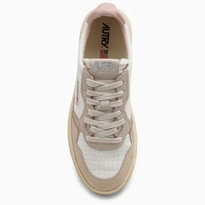 Shop Autry Medalist Denim White/powder Trainer