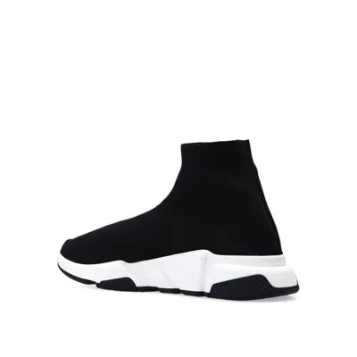 Balenciaga Speed Logo-print Stretch-knit High-top Sneakers