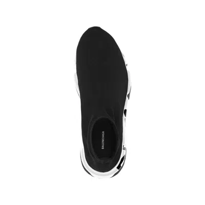 Balenciaga Speed Logo-print Stretch-knit High-top Sneakers