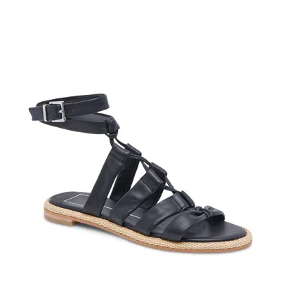 Shop Dolce Vita Adison Sandals In Black-leather