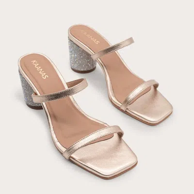 Shop Kaanas Women's Cullinan Sandal In Gold In Silver