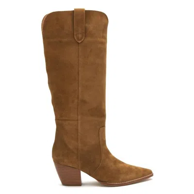 Shop Matisse Stella Western Boots In Fawn In Brown