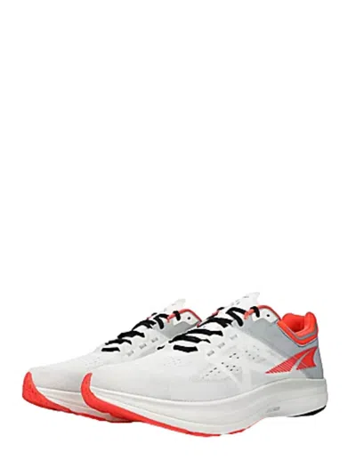 Shop Altra Men's Vanish Tempo Running Shoes In White/coral