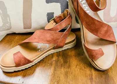 Shop Very G Women's Steffy Slip-on Sandal In Rust In Orange
