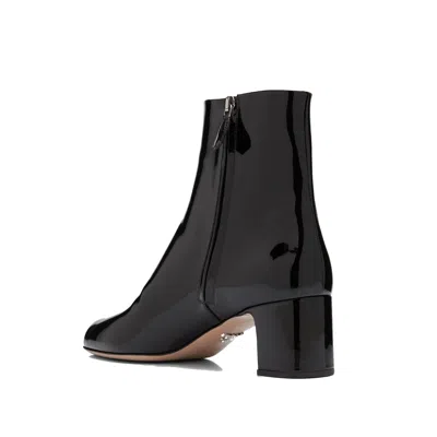 Shop Prada Leather Ankle Boots