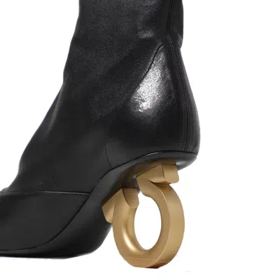 Ferragamo Leather Bootie