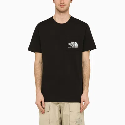 Shop The North Face Logo Print T Shirt Black