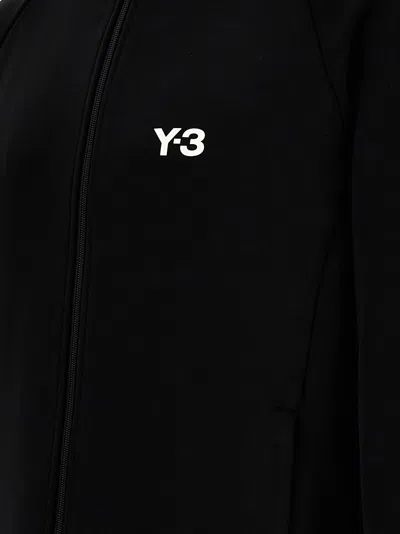 Shop Y-3 Contrast Band Sweatshirt White/black