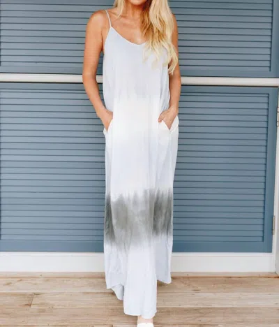 Shop Entro Beach Babe Maxi Dress In Tie Dye In White