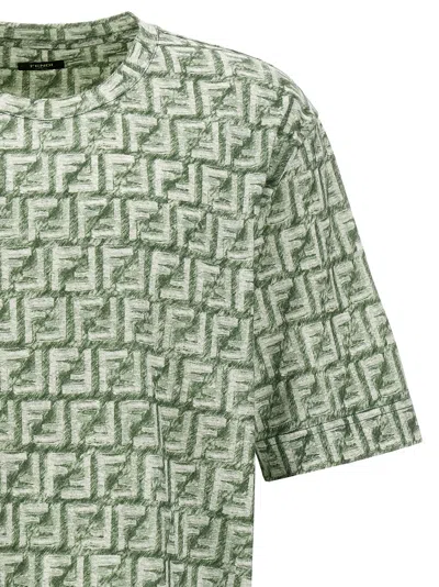 Shop Fendi Ff T-shirt Green