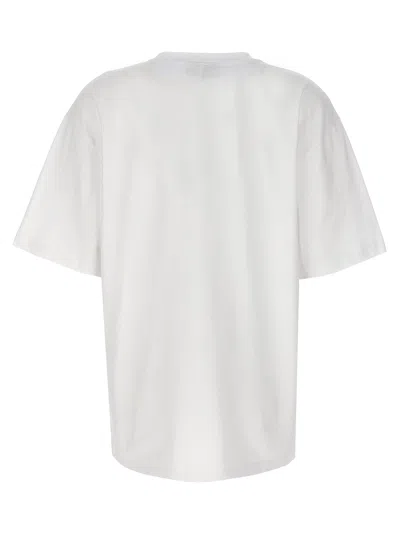 Shop Ganni Logo Print T-shirt White