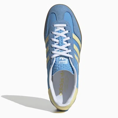 Shop Adidas Originals Gazelle Indoor Light Blue Sneakers