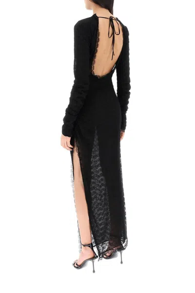 Shop Alessandra Rich Long Lace Gown