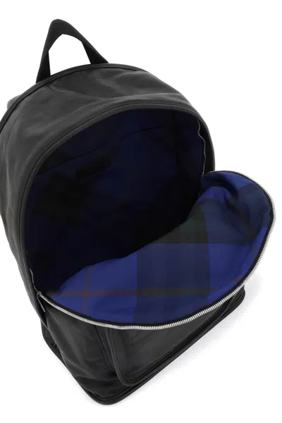 Shop Burberry "crinkled Leather Shield Backpack
