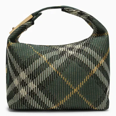 Shop Burberry Peg Medium Green Duffle Bag