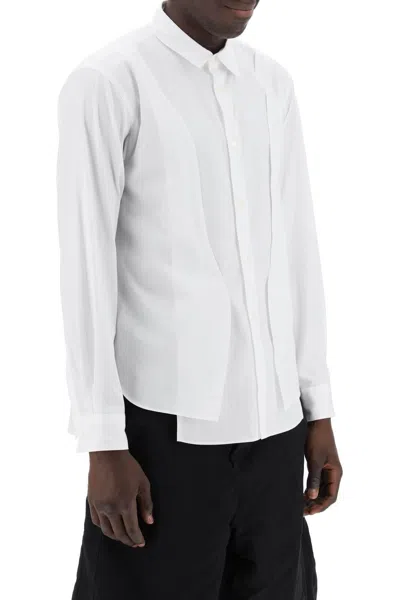Shop Comme Des Garçons Homme Deux Comme Des Garcons Homme Plus Asymmetric Panelled Shirt