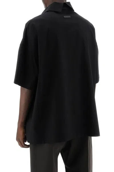 Shop Fear Of God High Necked Oxford Top With Long