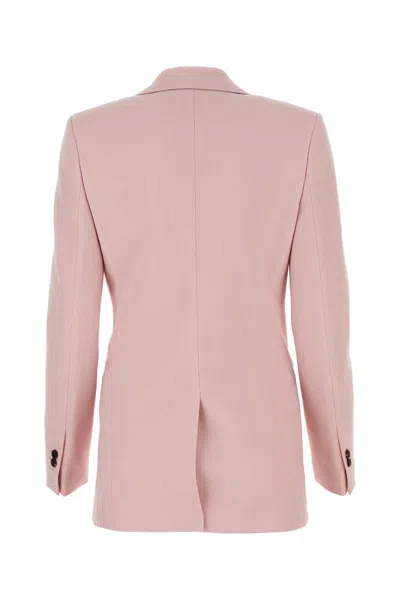Shop Burberry Jackets And Vests In Pink