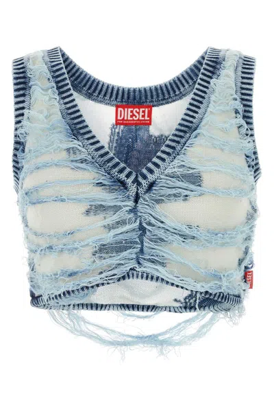 Shop Diesel Shirts In Blue