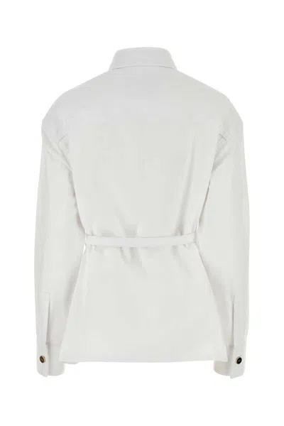 Shop Fendi Jackets In White