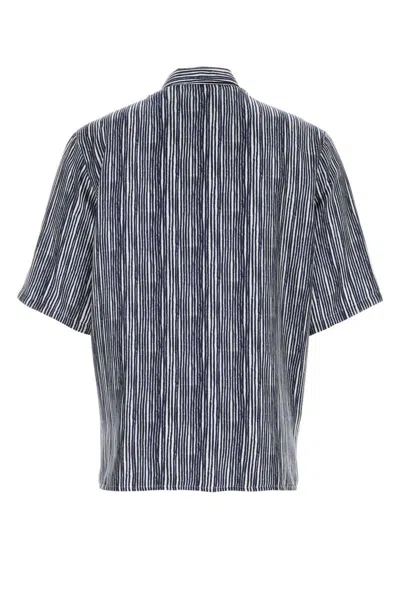 Shop Giorgio Armani Shirts In Stripped