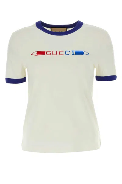 Shop Gucci T-shirt In White