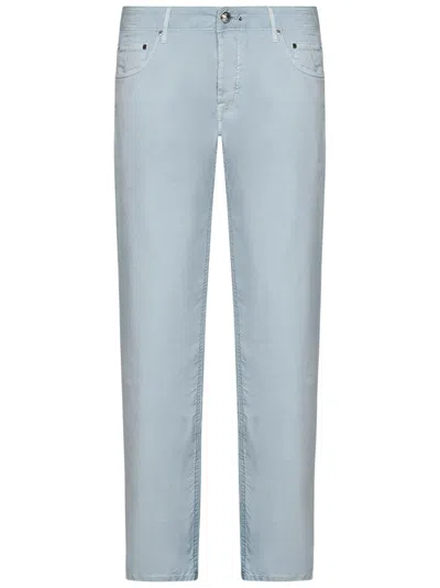 Shop Handpicked Orvieto Trousers In Azzurro