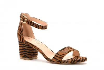 Shop Corkys Footwear Sweetie Heeled Sandal In Tiger In Brown