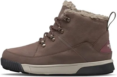 Shop The North Face Sierra Mid Lace Nf0a4t3x7t7-070 Women Deep Taupe Snow Boot 7 Td25 In Brown