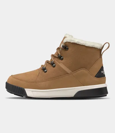 Shop The North Face Sierra Mid Lace Nf0a4t3xkom-085 Womens Almond Snow Boots 8.5 Td22 In Brown