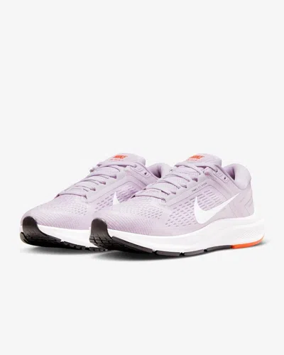 Shop Nike Structure 24 Da8570-501 Womens Doll Lilac White Running Shoes Size 7 Cat180