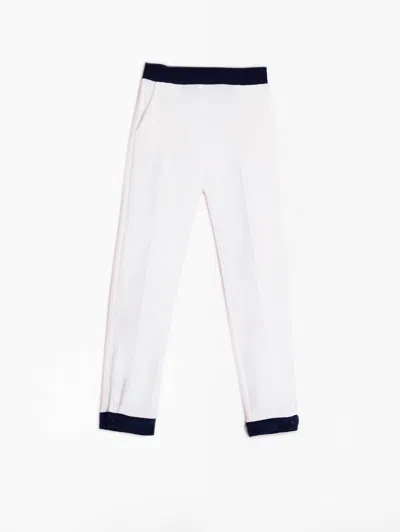 Shop Vilagallo Chantal Pants In White Biarriz