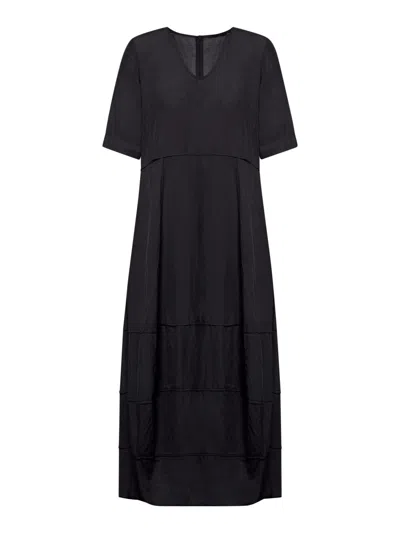 Shop Transit Silk Blend Dress In Black