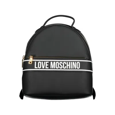 Shop Love Moschino Black Polyethylene Backpack