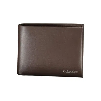 Shop Calvin Klein Brown Leather Wallet