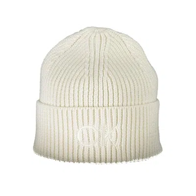 Shop Calvin Klein White Cotton Hat