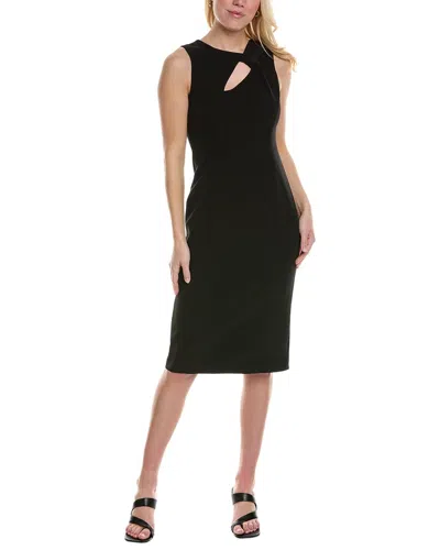 Shop Marella Bolla Midi Dress In Black