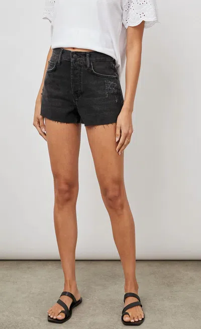 Rails Fairfax Denim Shorts In Ash Black In Grey