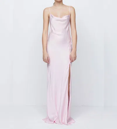 Shop Bec & Bridge Joelle Split Maxi Dress In Quartz Pink