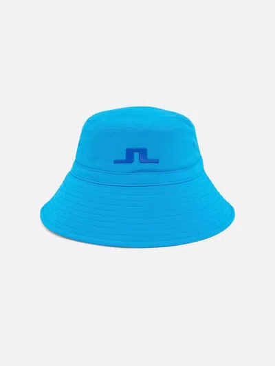 Shop J. Lindeberg Siri Bucket Hat In Brilliant Blue