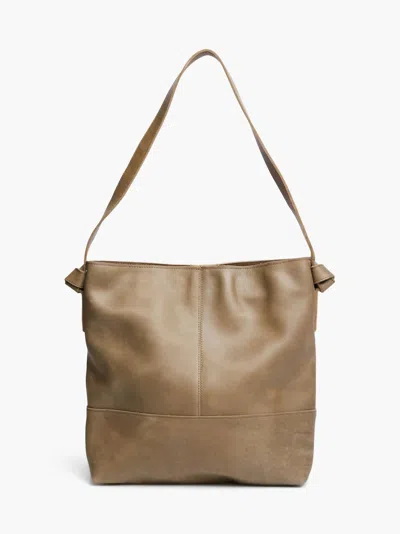 Shop Able Rachel Shoulder Bag In Olive In Beige